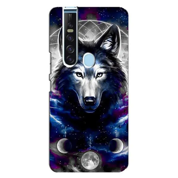 Чехол с принтом «Волк» для TECNO Camon 15 Pro