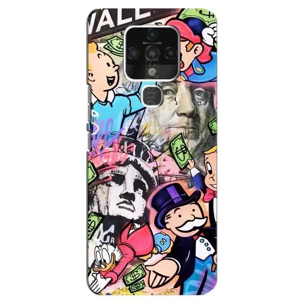 Чехол с принтом «Monopoly man» для TECNO Camon 16 SE Чехол с принтом «Monopoly man» для TECNO Camon 16 SE