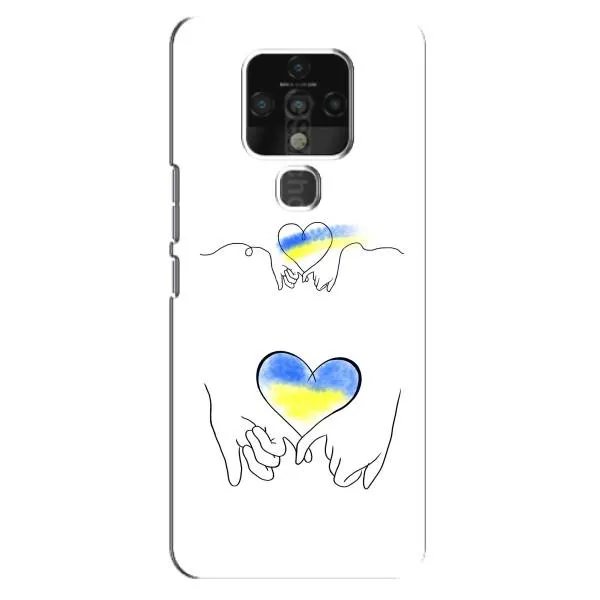 Чехол с принтом «Мир Украине» для TECNO Camon 16 SE