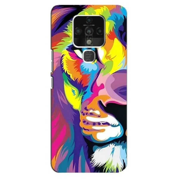 Чехол с принтом «Яркий Лев» для TECNO Camon 16 SE