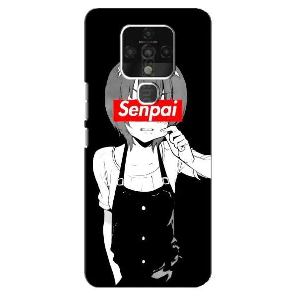 Чехол с принтом «Senpai» для TECNO Camon 16