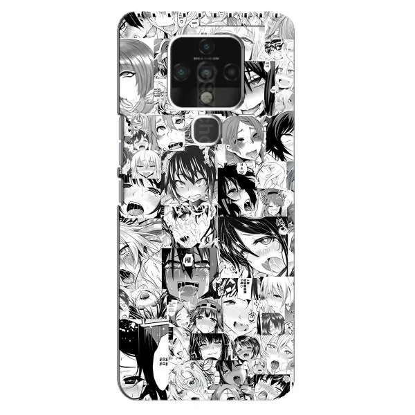 Чехол с принтом «Ahegao manga» для TECNO Camon 16