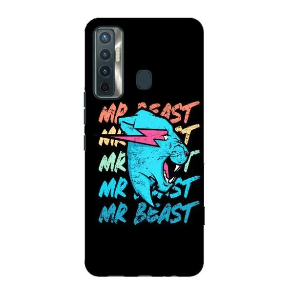 Чехол с принтом «logo Mr beast» для TECNO Camon 17 Чехол с принтом «logo Mr beast» для TECNO Camon 17