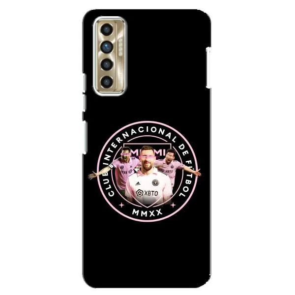 Чехол с принтом «Месси в лого» для TECNO Camon 17P (CG7n) Чехол с принтом «Месси в лого» для TECNO Camon 17P (CG7n)
