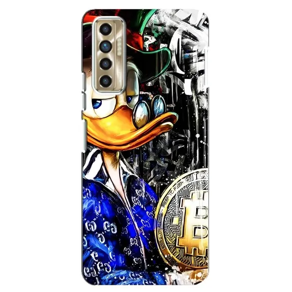 Чехол с принтом «Биткойн Скрудж» для TECNO Camon 17P (CG7n)