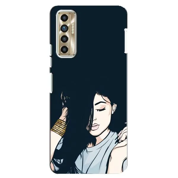 Чехол с принтом «Красивая девочка» для TECNO Camon 17P (CG7n) Чехол с принтом «Красивая девочка» для TECNO Camon 17P (CG7n)