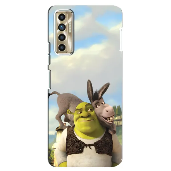 Чехол с принтом «Шрек и Осел» для TECNO Camon 17P (CG7n) Чехол с принтом «Шрек и Осел» для TECNO Camon 17P (CG7n)