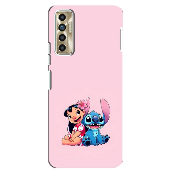 Чехол с принтом «Лило и Стич» для TECNO Camon 17P (CG7n)