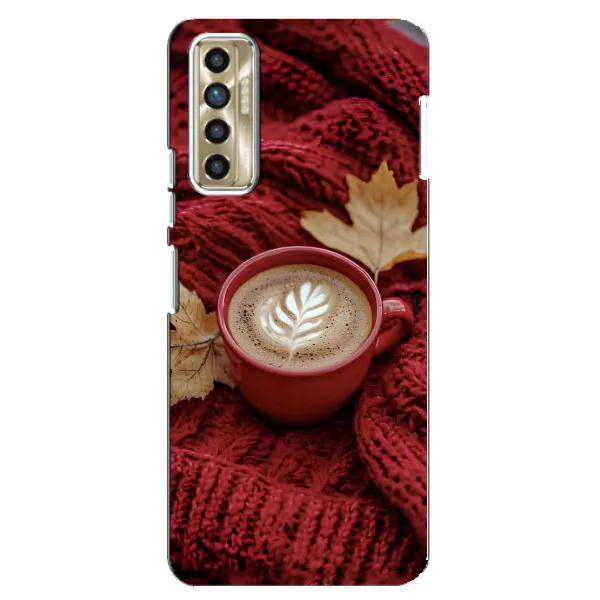 Чехол с принтом «Кофе на пледе» для TECNO Camon 17P (CG7n) Чехол с принтом «Кофе на пледе» для TECNO Camon 17P (CG7n)