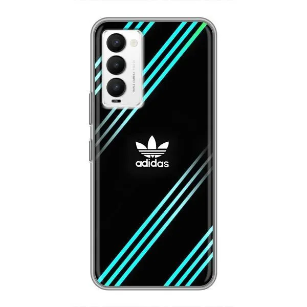 Чехол с принтом «Адидас с полосами» для TECNO Camon 18 / Camon 18P