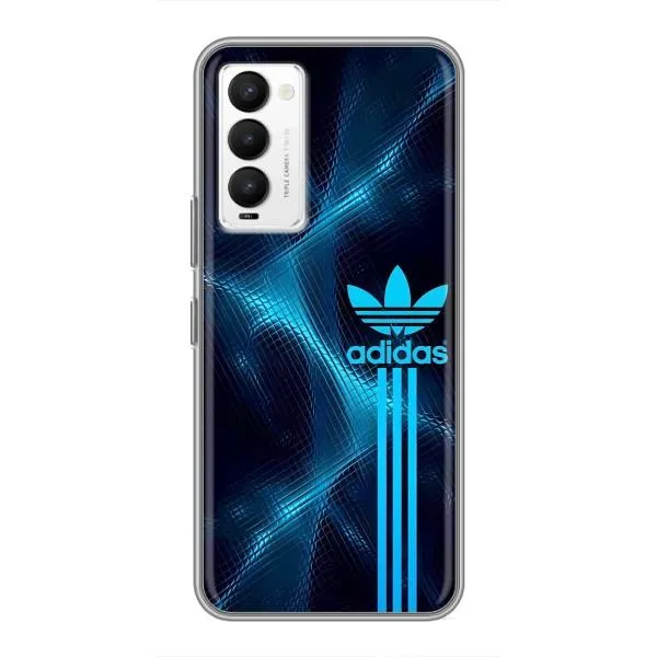 Чехол с принтом «Синий Адидас» для TECNO Camon 18 / Camon 18P