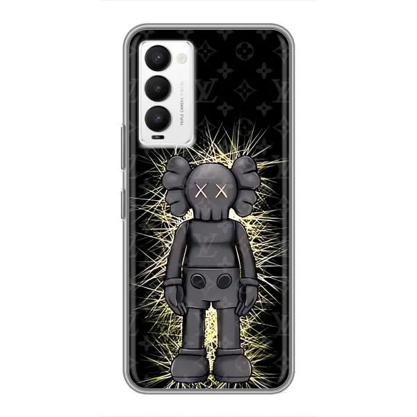 Чехол с принтом «Bearbrick LV» для TECNO Camon 18 / Camon 18P Чехол с принтом «Bearbrick LV» для TECNO Camon 18 / Camon 18P