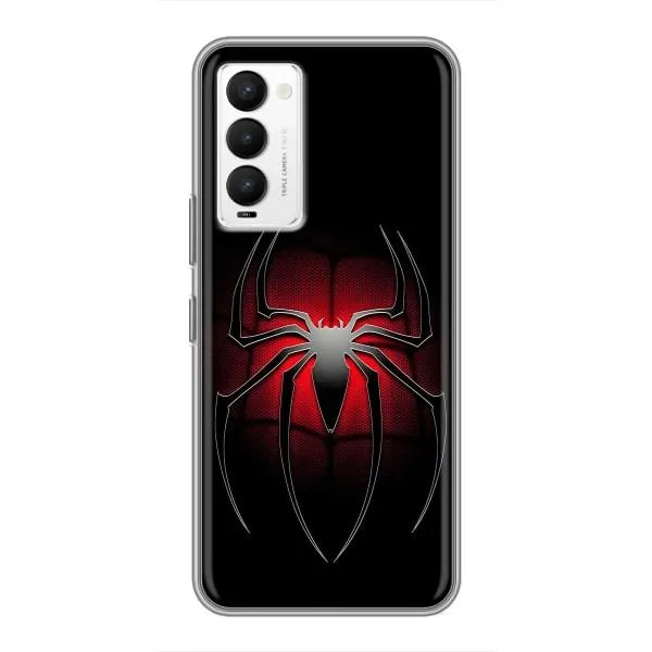 Чехол с принтом «Паук марвел» для TECNO Camon 18 / Camon 18P Чехол с принтом «Паук марвел» для TECNO Camon 18 / Camon 18P