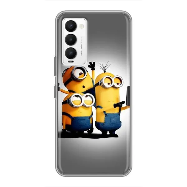 Чехол с принтом «Три миньона» для TECNO Camon 18 / Camon 18P