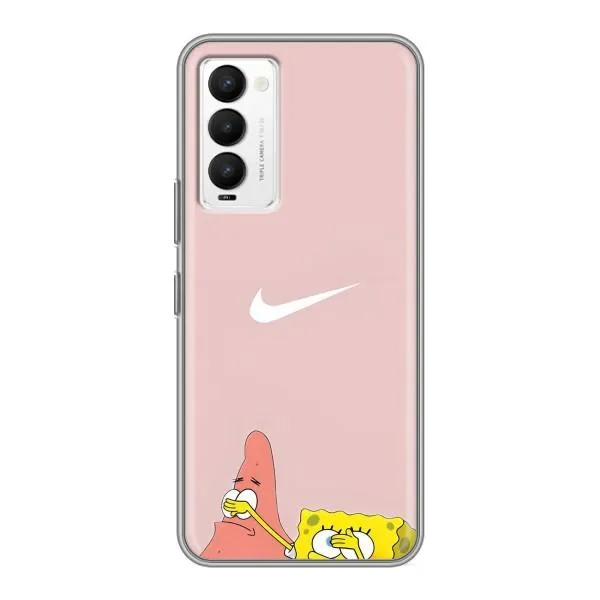 Чехол с принтом «Патрик и Губка» для TECNO Camon 18 / Camon 18P Чехол с принтом «Патрик и Губка» для TECNO Camon 18 / Camon 18P