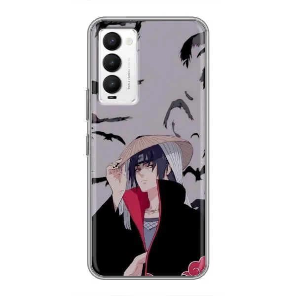 Чехол с принтом «Итачи Вороны» для TECNO Camon 18 / Camon 18P Чехол с принтом «Итачи Вороны» для TECNO Camon 18 / Camon 18P