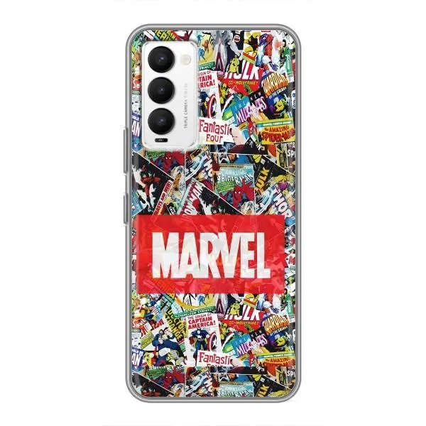 Чехол с принтом «Марвел комиксы» для TECNO Camon 18 / Camon 18P