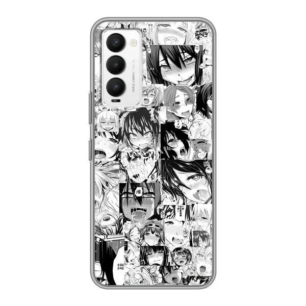 Чехол с принтом «Ahegao manga» для TECNO Camon 18 / Camon 18P Чехол с принтом «Ahegao manga» для TECNO Camon 18 / Camon 18P