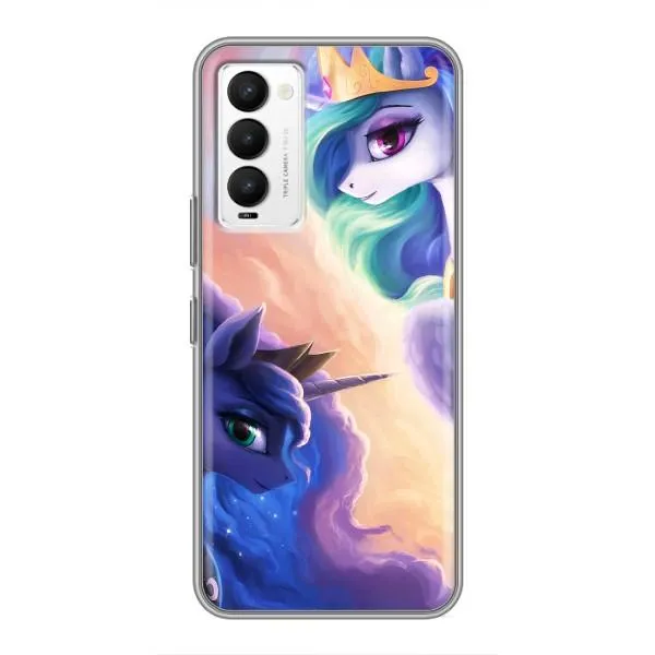 Чехол с принтом «Единорожки» для TECNO Camon 18 / Camon 18P