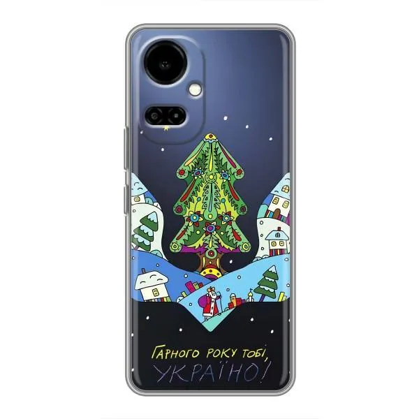 Чохол з принтом «Різдвяний герб» для TECNO Camon 19 (CI6n) / 19 Pro (CI8n)