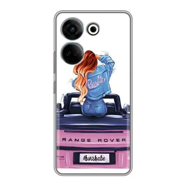 Чехол с принтом «На машине» для TECNO Camon 20 Pro Чехол с принтом «На машине» для TECNO Camon 20 Pro