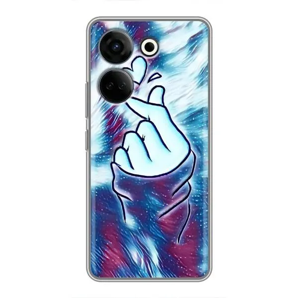 Чехол с принтом «Радужное сердце» для TECNO Camon 20 Pro Чехол с принтом «Радужное сердце» для TECNO Camon 20 Pro