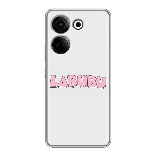Чехол с принтом «Лого Лабубу» для TECNO Camon 20 Pro