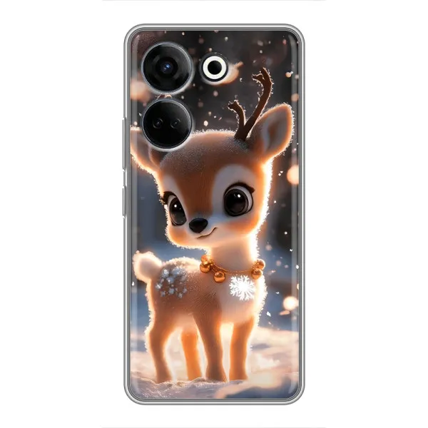 Чехол с принтом «Олененок» для TECNO Camon 20 Pro