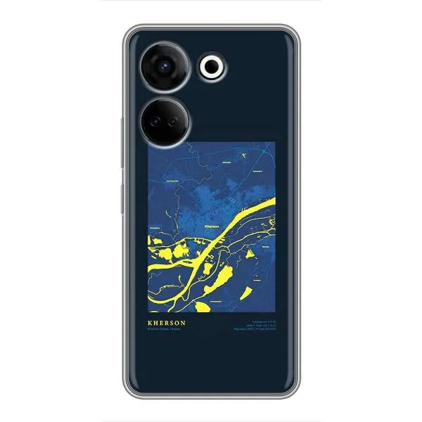 Чехол с принтом «Херсон» для TECNO Camon 20