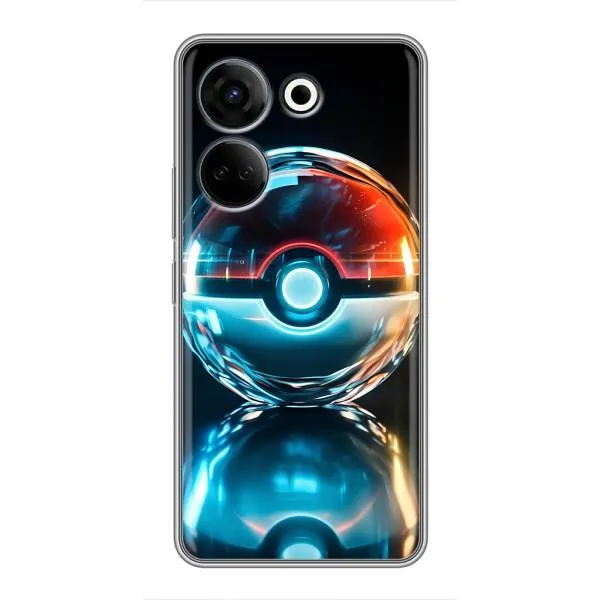 Чехол с принтом «Мяч Пикачу» для TECNO Camon 20 Чехол с принтом «Мяч Пикачу» для TECNO Camon 20