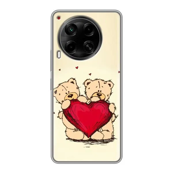 Чехол с принтом «Медвежонки» для TECNO Camon 30 (CL6) Чехол с принтом «Медвежонки» для TECNO Camon 30 (CL6)