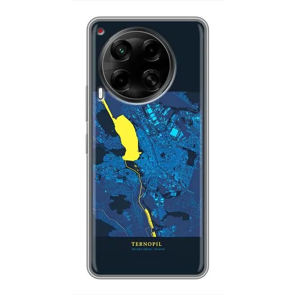 Чехол с принтом «Тернополь» для TECNO Camon 30 (CL6)
