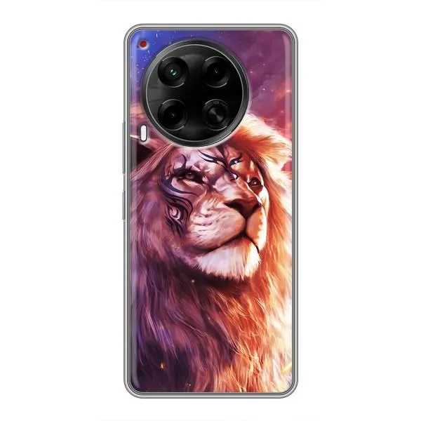 Чехол с принтом «Красочный Лев» для TECNO Camon 30 (CL6)