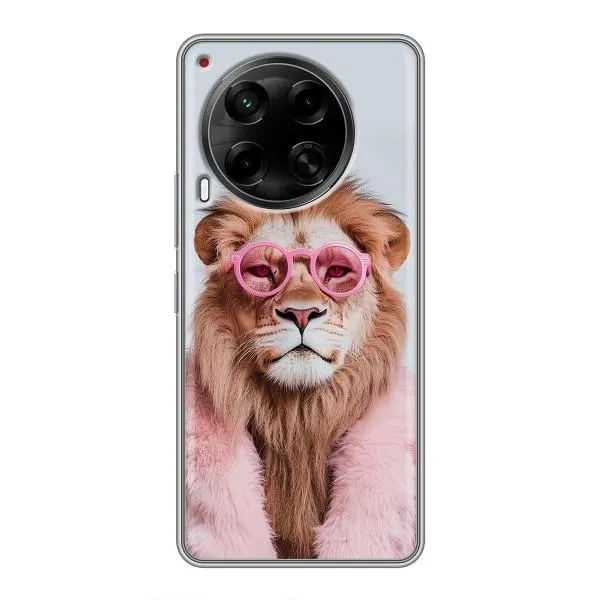 Чехол с принтом «Лев в очках» для TECNO Camon 30 (CL6) Чехол с принтом «Лев в очках» для TECNO Camon 30 (CL6)