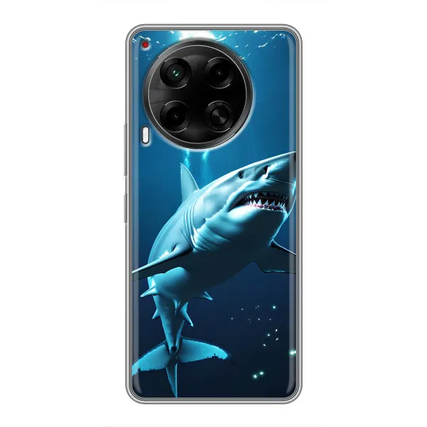 Чехол с принтом «Акула под водой» для TECNO Camon 30 (CL6) Чехол с принтом «Акула под водой» для TECNO Camon 30 (CL6)