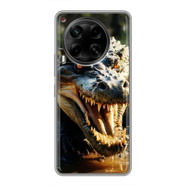Чехол с принтом «Опасный крокодил» для TECNO Camon 30 (CL6) Чехол с принтом «Опасный крокодил» для TECNO Camon 30 (CL6)