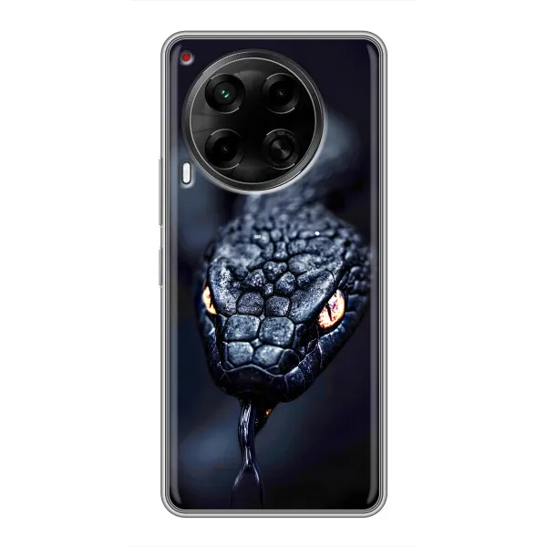 Чехол с принтом «Черная змея» для TECNO Camon 30 (CL6) Чехол с принтом «Черная змея» для TECNO Camon 30 (CL6)
