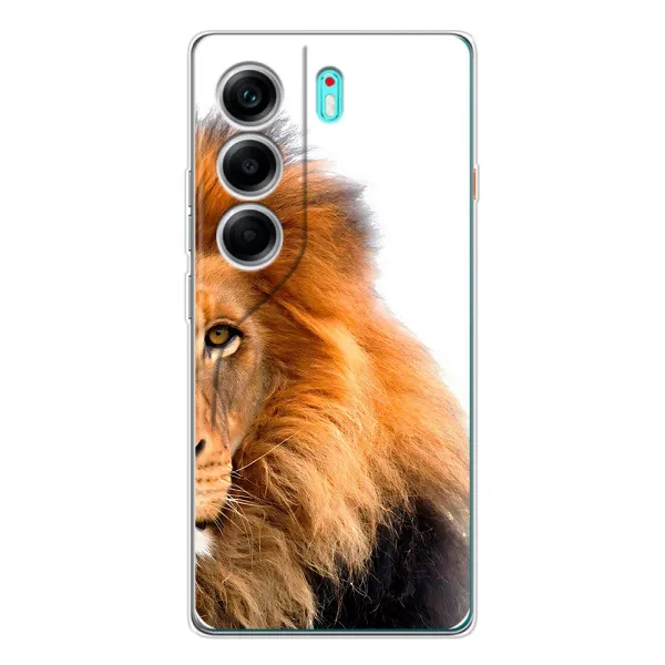 Чехол с принтом «Лев грива» для TECNO Camon 40