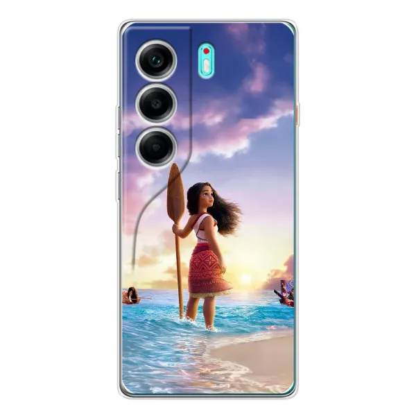 Чехол с принтом «Моана с веслом» для TECNO Camon 40