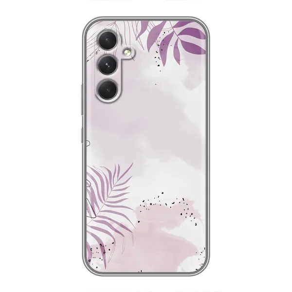 Чехол с принтом «Фиолетовые листья» для TECNO Camon 50 Pro