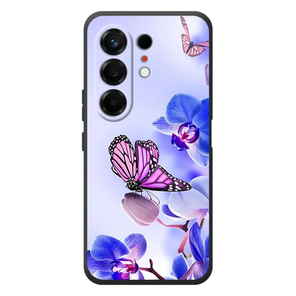 Чехол с принтом «Бабочка на цветочке» для TECNO Camon 50