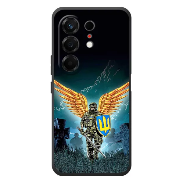 Чехол с принтом «Солдат ЗСУ» для TECNO Camon 50