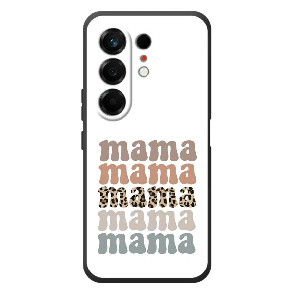 Чехол с принтом «Текстовый коллаж мама» для TECNO Camon 50