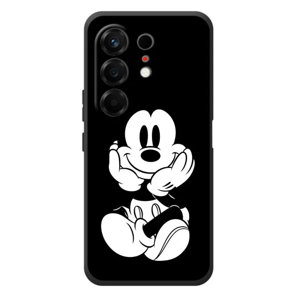 Чехол с принтом «Микки на черном» для TECNO Camon 50 Чехол с принтом «Микки на черном» для TECNO Camon 50