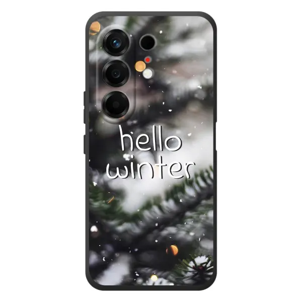 Чехол с принтом «Hello winter» для TECNO Camon 50