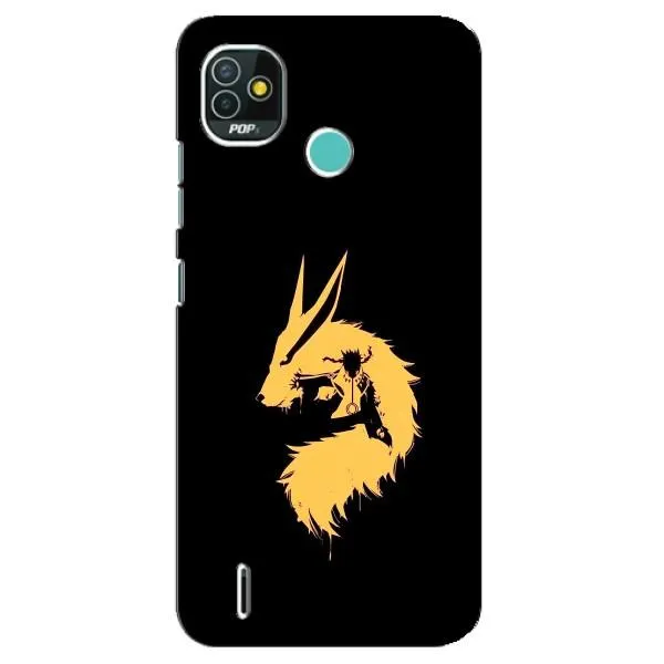 Чехол с принтом «силуэт Курама Наруто» для TECNO Pop 4 LTE