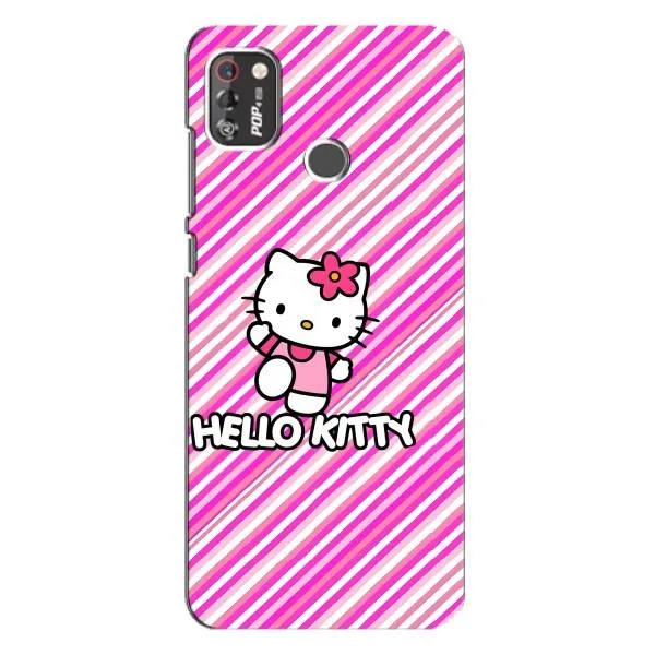 Чехол с принтом «Hello Kytty» для TECNO POP 4 Pro