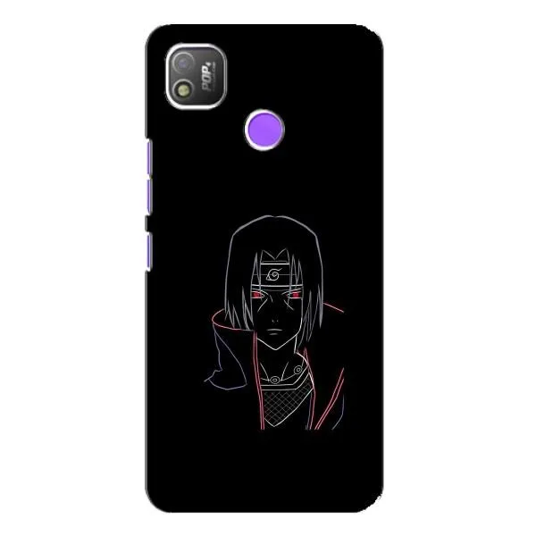 Чехол с принтом «силуэт Итачи» для TECNO POP 4 Чехол с принтом «силуэт Итачи» для TECNO POP 4