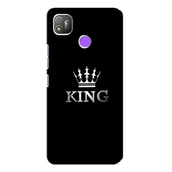 Чехол с принтом «KING» для TECNO POP 4 Чехол с принтом «KING» для TECNO POP 4