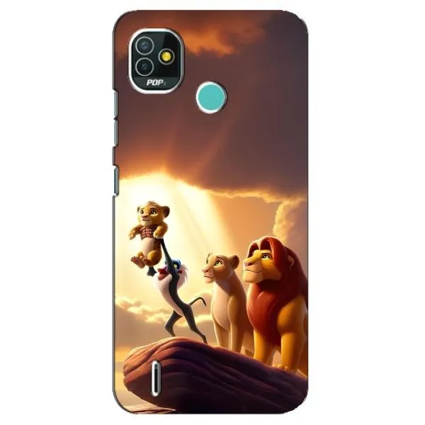 Чехол с принтом «Симба на презентации» для TECNO Pop 5 (BD2p)